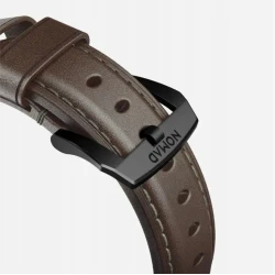 NOMAD Traditional Band skórzany pasek Apple Watch 46mm/49mm skóra Horween (rustic brown, black hardware)