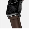 NOMAD Traditional Band skórzany pasek Apple Watch 46mm/49mm skóra Horween (rustic brown, black hardware)
