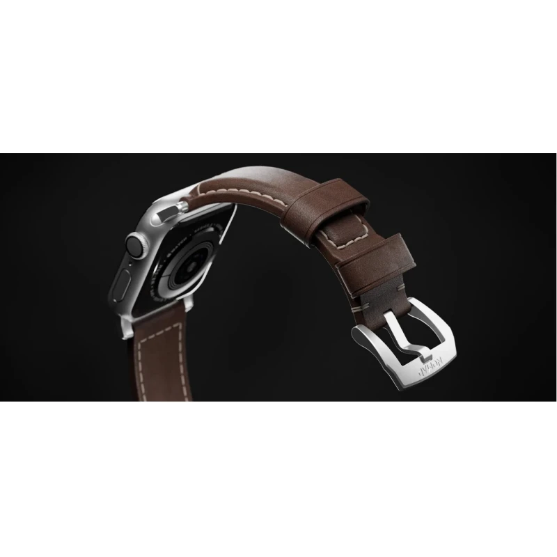 NOMAD Traditional Band skórzany pasek Apple Watch 46mm/49mm skóra Horween (45mm)/6/SE/5/4 (44mm)/3/2/1 (42mm)