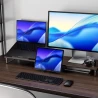 SATECHI Klawiatura Bezprzewodowa Slim EX3 Bluetooth 2.4 GHz USB-C Win Mac (space black)