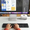 SATECHI Klawiatura Bezprzewodowa Slim EX3 Bluetooth 2.4 GHz USB-C Win Mac (space black)