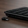 SATECHI Klawiatura Bezprzewodowa Slim EX3 Bluetooth 2.4 GHz USB-C Win Mac (space black)