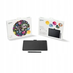 Wacom Intuos M - tablet piórkowy, czarny + 3 softy graficzne + Pen 4K