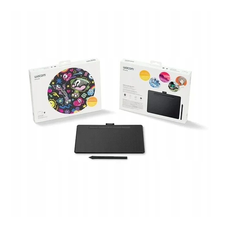 Wacom Intuos M - tablet piórkowy, czarny + 3 softy graficzne + Pen 4K