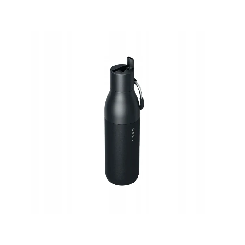LARQ Bottle Flip Top - butelka termiczna ze słomką, wysuwany ustnik 740ml (obsidian black)