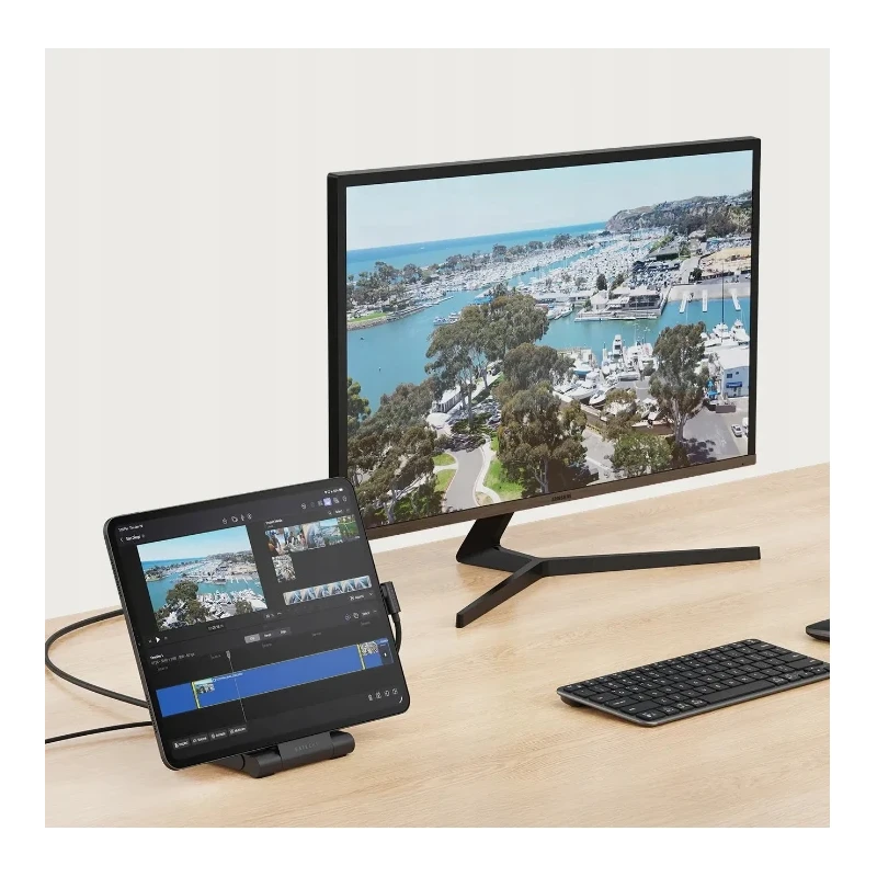 Satechi Stand Hub składana podstawka USB-C 100W PD USB-A 4K HDMI micro/SD