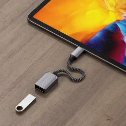 Satechi USB-C to USB 3.0 Adapter - aluminiowy adapter USB-C - USB-A 3.0 (space gray)