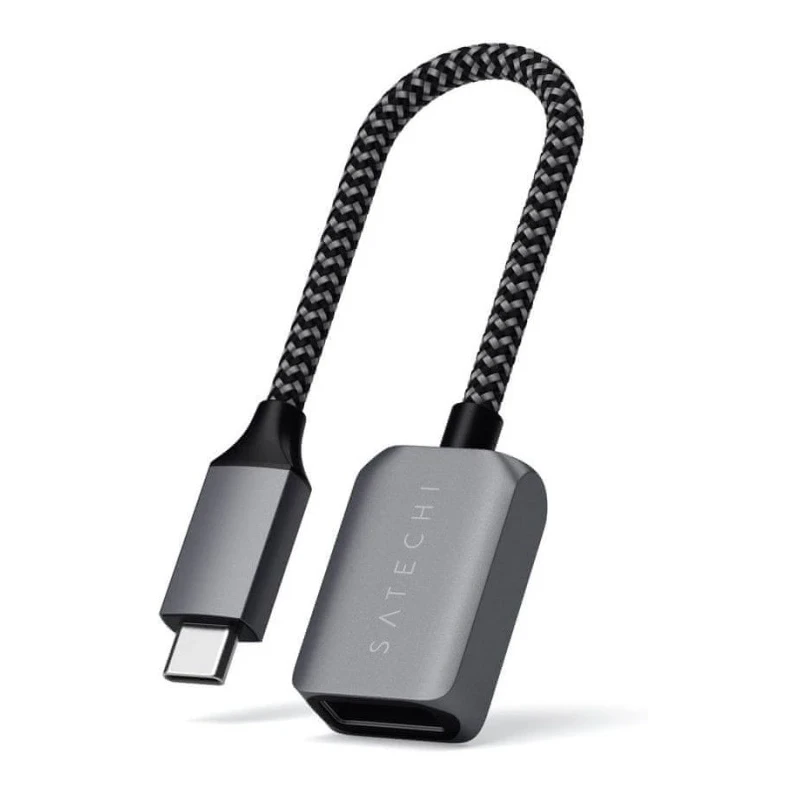 Satechi USB-C to USB 3.0 Adapter - aluminiowy adapter USB-C - USB-A 3.0 (space gray)