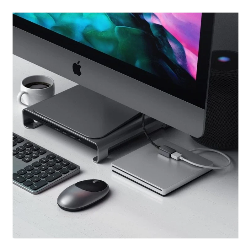 Satechi USB-C to USB 3.0 Adapter - aluminiowy adapter USB-C - USB-A 3.0 (space gray)