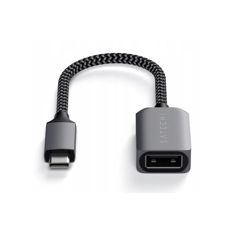 Satechi USB-C to USB 3.0 Adapter - aluminiowy adapter USB-C - USB-A 3.0 (space gray)