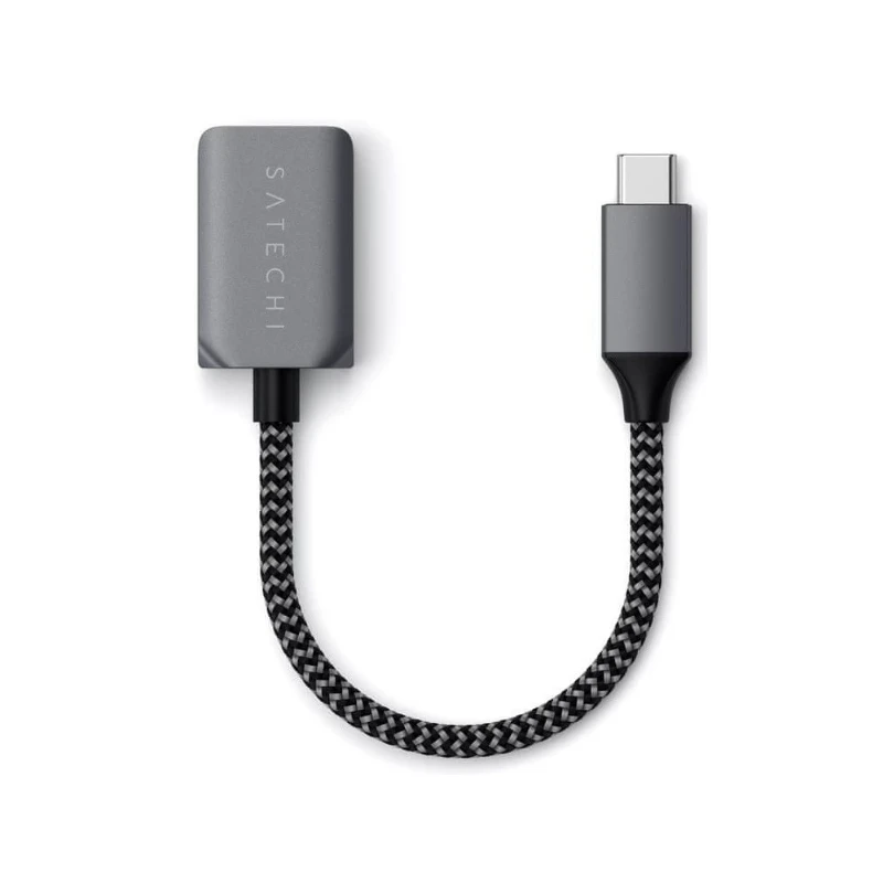 Satechi USB-C to USB 3.0 Adapter - aluminiowy adapter USB-C - USB-A 3.0 (space gray)