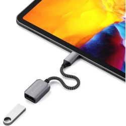 Satechi USB-C to USB 3.0 Adapter - aluminiowy adapter USB-C - USB-A 3.0 (space gray)