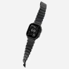 NOMAD elegancka mocna tytanowa bransoleta Apple Watch, Ultra, SE (black titanium, black FKM)