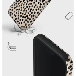 Burga Tough mocne stylowe etui ochronne plecki case iPhone 17 Pro MagSafe (almond latte)
