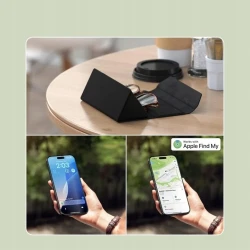 Satechi etui na okulary ze skóry wegańskiej z lokalizatorem Apple Find My (black)