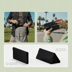 Satechi etui na okulary ze skóry wegańskiej z lokalizatorem Apple Find My (black)