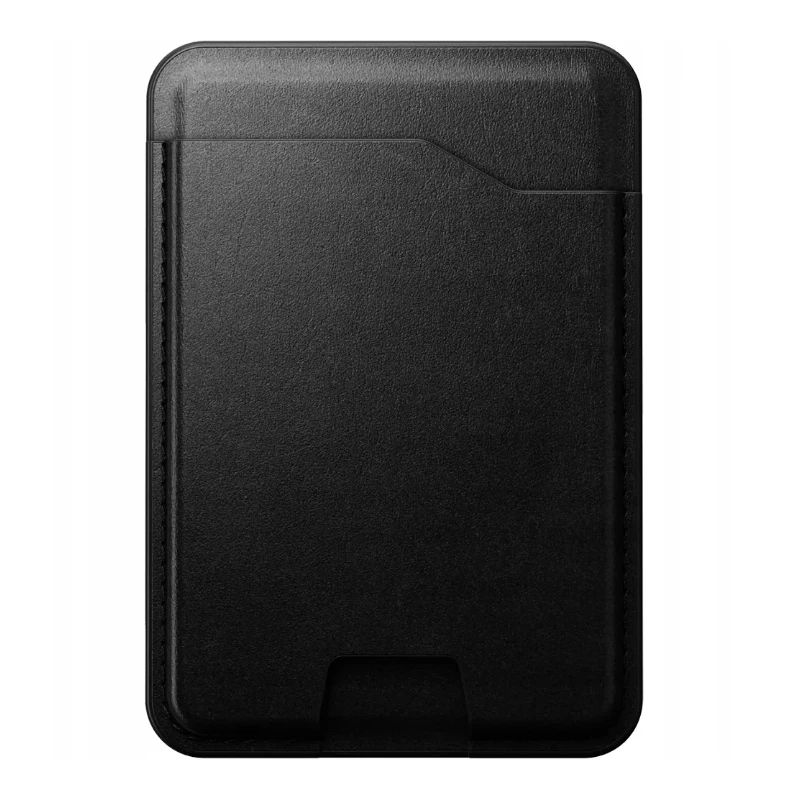 NOMAD Leather Mag Wallet - skórzany portfel kompatybilny z MagSafe oraz Apple Find My (black)