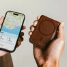 NOMAD Leather Mag Wallet skórzany portfel MagSafe i Apple Find My (brown)