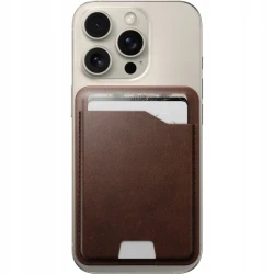 NOMAD Leather Mag Wallet skórzany portfel MagSafe i Apple Find My (brown)