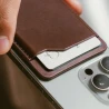 NOMAD Leather Mag Wallet skórzany portfel MagSafe i Apple Find My (brown)