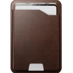 NOMAD Leather Mag Wallet skórzany portfel MagSafe i Apple Find My (brown)