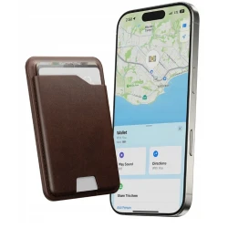 NOMAD Leather Mag Wallet skórzany portfel MagSafe i Apple Find My (brown)