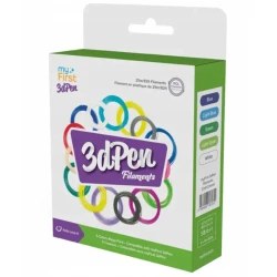 myFirst 3dPen Make Filaments - wkłady do długopisu 3D, zestaw 5 kolorów (cold color)