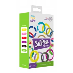 myFirst 3dPen Artist Filaments - wkłady do długopisu 3D, zestaw 6 kolorów (warm color)