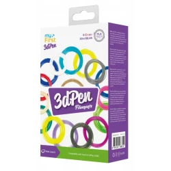 myFirst 3dPen Artist Filaments - wkłady do długopisu 3D, zestaw 6 kolorów (warm color)