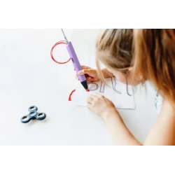myFirst 3dPen Artist zaawansowany długopis 3D, Ekran OLED, PLA Wkłady 6x3m (blue)