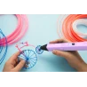 myFirst 3dPen Artist zaawansowany długopis 3D, Ekran OLED, PLA Wkłady 6x3m (blue)