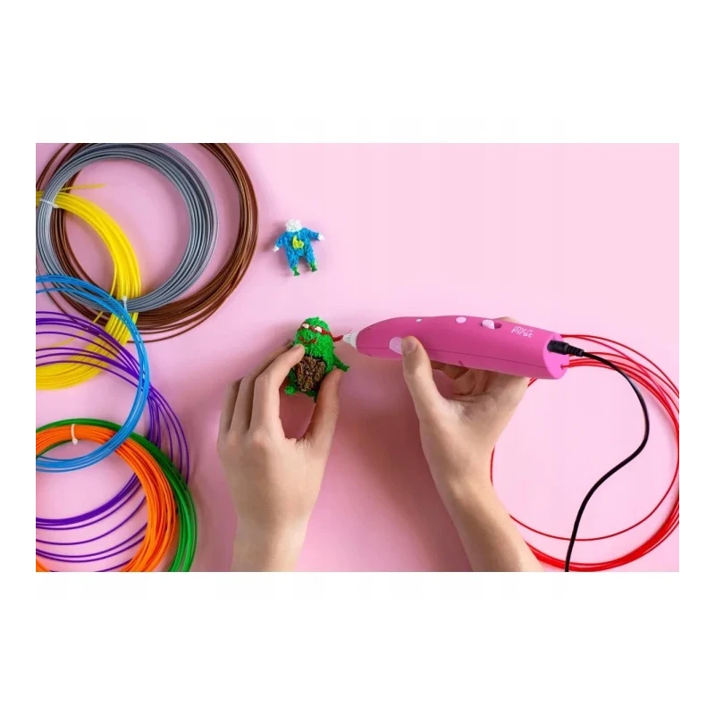 myFirst 3dPen Make Creator Kit - kreatywny zestaw 3D, zawiera długopis 3dPen Make, 3 zestawy tematyczne, 3 ruchome modele i wkła
