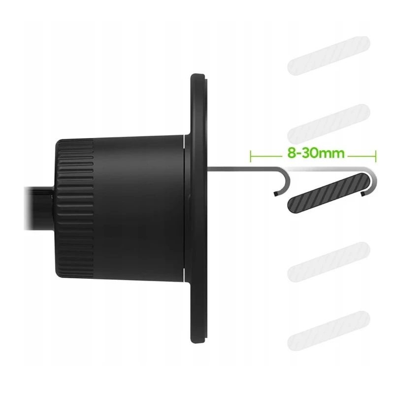 Mophie Snap+ Wireless Vent Mount - magnetyczny uchwyt samochodowy na kratkę nawiewu z bezprzewodowym ładowaniem 15W, wspierający