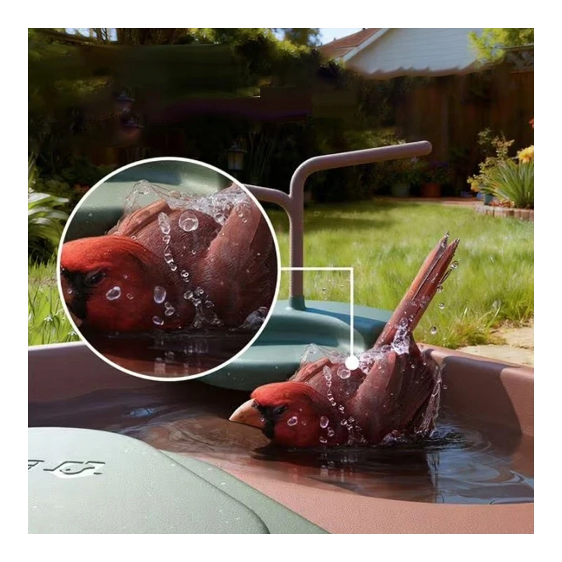 Birdfy Birdbath Jolly V - wanienka dla ptaków z kamerą 1080p HD 60 fps IP66