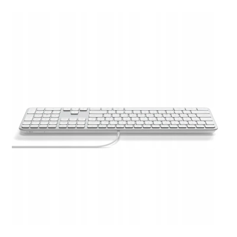 Satechi Slim LX3 Wired klawiatura USB-C/USB-A z układem numerycznym Mac/Win (silver)