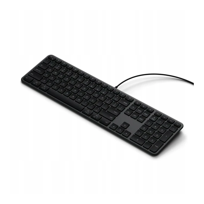 Satechi Slim LX3 Wired klawiatura USB-C/USB-A z układem numerycznym Mac/Win (space black)