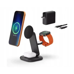 Satechi 3w1 Qi2 25W Charging Stand składana ładowarka bezprzewodowa Qi2