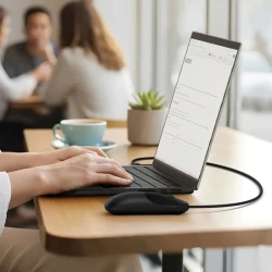 Satechi Slim LX Wired Mouse - mysz optyczna USB-A/USB-C (space black)