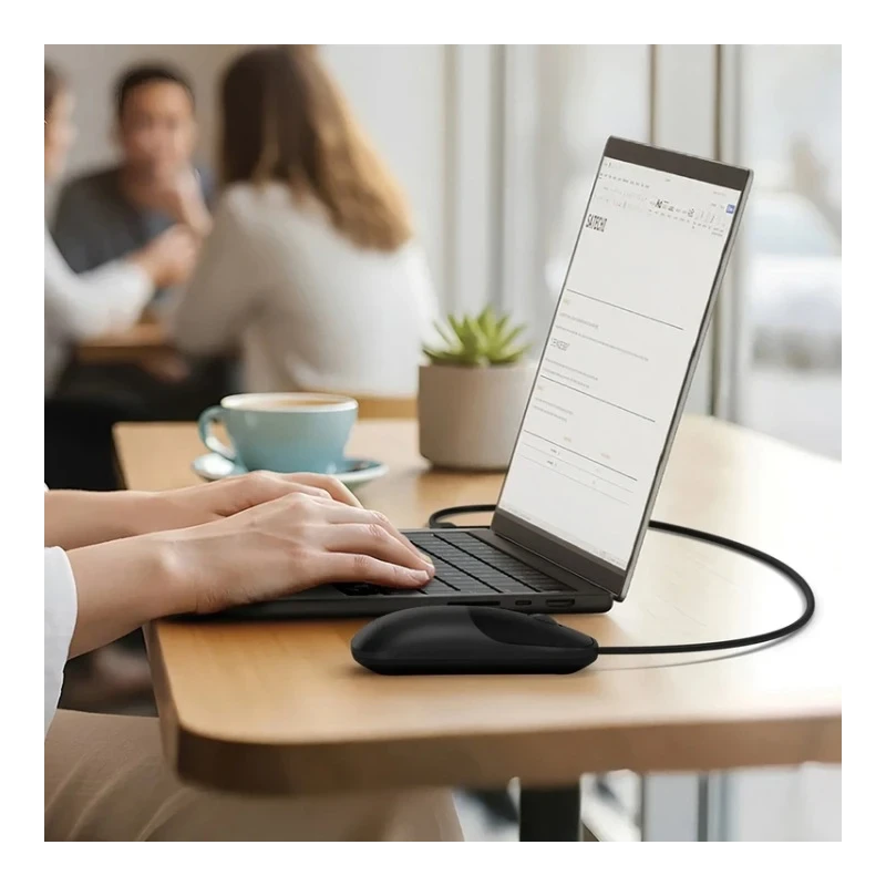 Satechi Slim LX Wired Mouse - mysz optyczna USB-A/USB-C (space black)