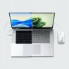 Satechi Slim LX Wired Mouse - mysz optyczna USB-A/USB-C (silver)