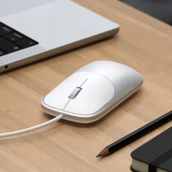 Satechi Slim LX Wired Mouse - mysz optyczna USB-A/USB-C (silver)