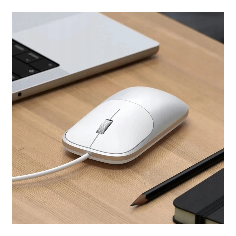 Satechi Slim LX Wired Mouse - mysz optyczna USB-A/USB-C (silver)
