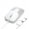 Satechi Slim LX Wired Mouse - mysz optyczna USB-A/USB-C (silver)