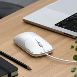 Satechi Slim LX Wired Mouse - mysz optyczna USB-A/USB-C (silver)
