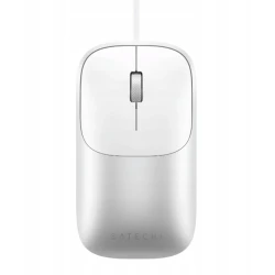 Satechi Slim LX Wired Mouse - mysz optyczna USB-A/USB-C (silver)