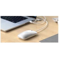 Satechi Slim LX Wired Mouse - mysz optyczna USB-A/USB-C (silver)