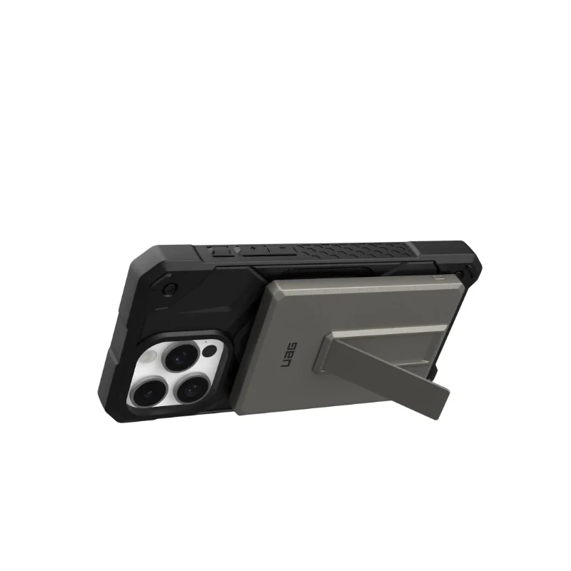 UAG Ultra Slim 5K - powerbank 5000 mAh z podstawką, ładowanie bezprzewodowe 10W, kompatybilny z MagSafe, kabel w zestawie (titan