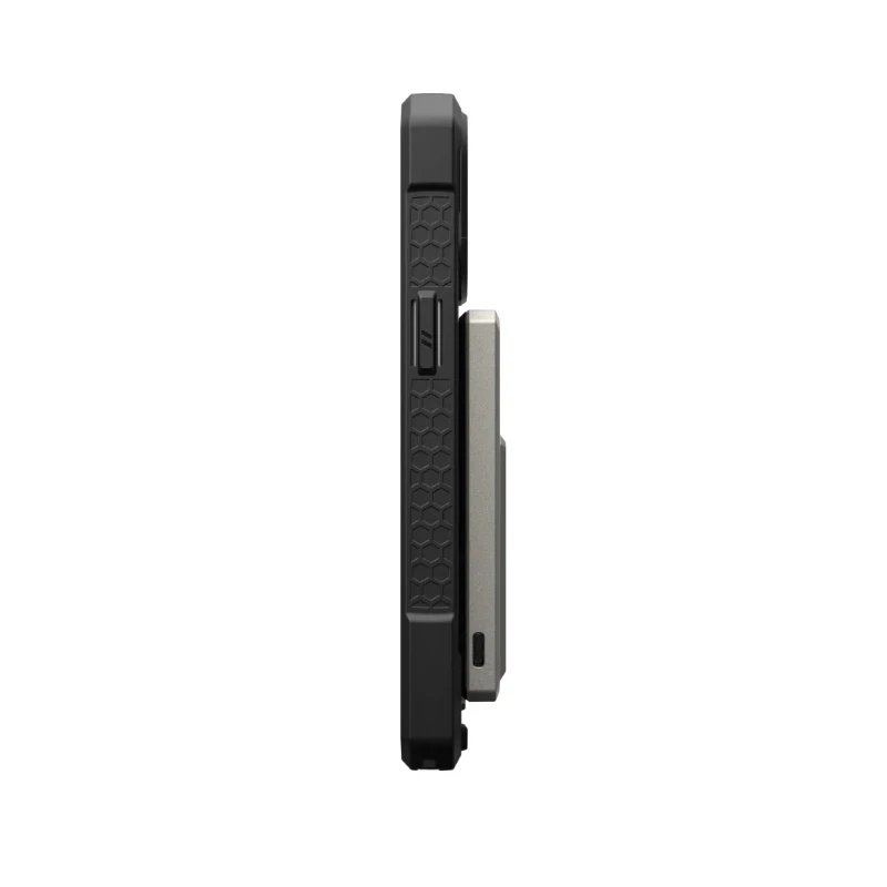 UAG Ultra Slim 5K - powerbank 5000 mAh z podstawką, ładowanie bezprzewodowe 10W, kompatybilny z MagSafe, kabel w zestawie (titan