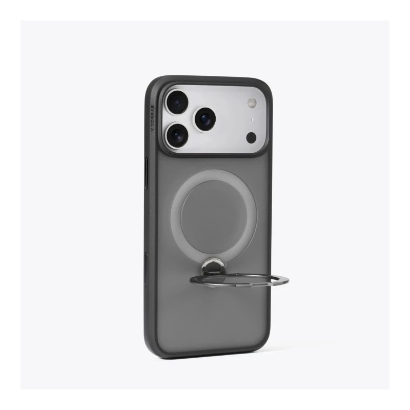TORRAS Ostand Spin - etui do iPhone 17 Pro kompatybilne z MagSafe (black)