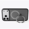 TORRAS Ostand Spin mocne stylowe etui iPhone 17 Pro MagSafe podstawka 360° (black)